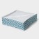 Organizer for storing linen “Laguna”, 24 cells, 30 × 30 × 10 cm, turquoise color