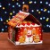 Gingerbread gift box 16 x 16 x 22 cm