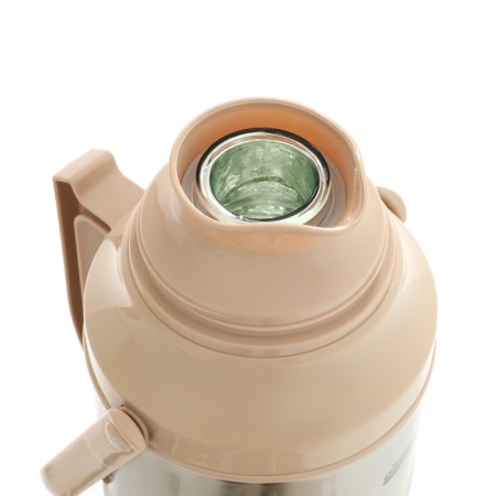 Thermos 3.2 l, with a glass flask, retains heat 12 hours, with a mug, beige-5