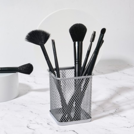 Storage for storage of manicure/cosmetic supplies, 9.5 × 8 cm, silver color-2