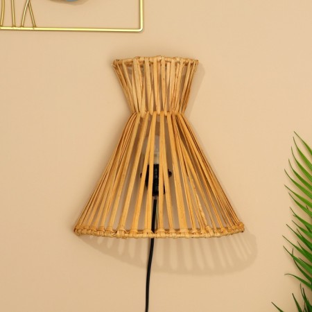 Lamp wall -mounted from the rattan "Hawaii" 1x120W, E27, 30x15x30 cm-1