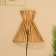 Lamp wall -mounted from the rattan "Hawaii" 1x120W, E27, 30x15x30 cm