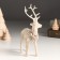 Polystone souvenir "Silver deer with a wreath on the neck" 8.6x4.5x15 cm