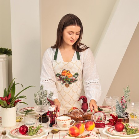Apron "Ethel" Robin 60x70cm, 100% cotton, sarzha 190 g/m2-2