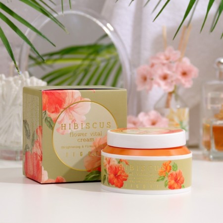 Jigott face cream with Hibiscus Flower Vital Cream hibiscus extract, 100 ml