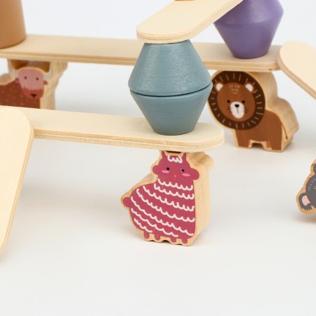 Wooden developing toy Balancir "Animal World" 20.5 × 15.5 × 4.5cm-4