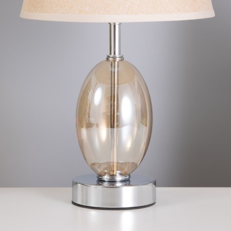 Table lamp "Isolda" 1x40W E27 Shampan 22.5x22.5x38cm-3