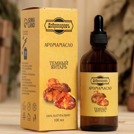 Essential oil "Dark Amber", 100 ml "Dobroparov"