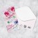 Money envelope "Happy Birthday", drawn bouquet