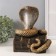 New Year's figure "Cobra on the chest" 20 x 17 x 12 cm.