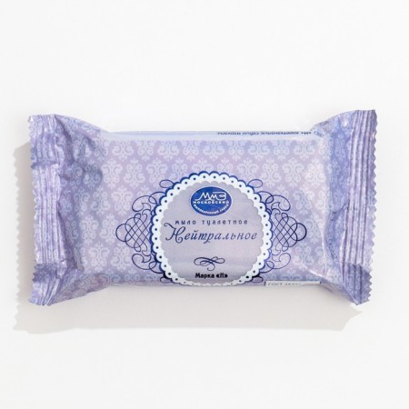 Toilet soap 100 gr. Stamp. In the package neutral n