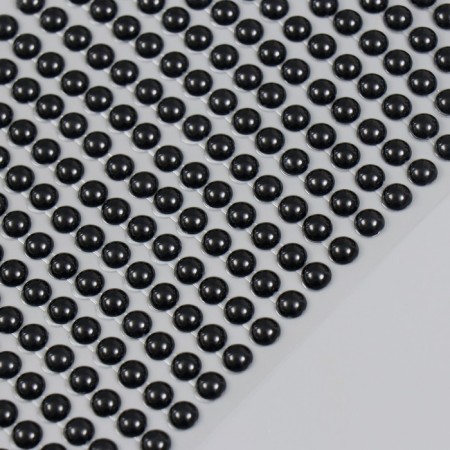 Semi -busines self -adhesive d 6 mm, black