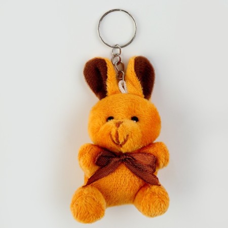 Soft toy "Rabbit" on the suspension, 7 cm, color mix-3