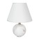 Board lamp "Adelela" E14 40W white-gold 19.5x19.5x27.5 cm