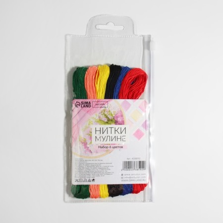 Set of threads Muline No. 14, 8 ± 1 m, 6 pcs-4