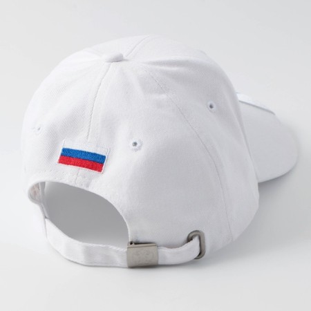 Cap "coat of arms", white color, rr 56-5