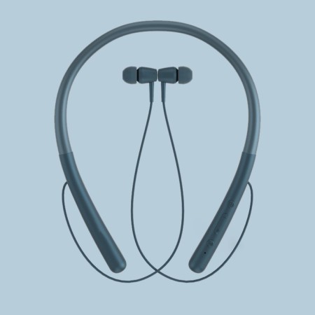Sports headphones Wi-H700, wireless, vacuum, WT 4.2, microphone, 100 mAh, blue