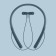 Sports headphones Wi-H700, wireless, vacuum, WT 4.2, microphone, 100 mAh, blue