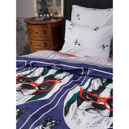 Bed linen 1.5 joint venture "Mr.", size 145x215 cm, 145x215 cm, 50x70 cm - 2 pcs-1