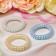 Hair elastic band "spring" overflow, mix