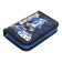 Penal 1 section, 130x200, folding bar, laminated cardboard, for a boy, blue/black, Seventeen