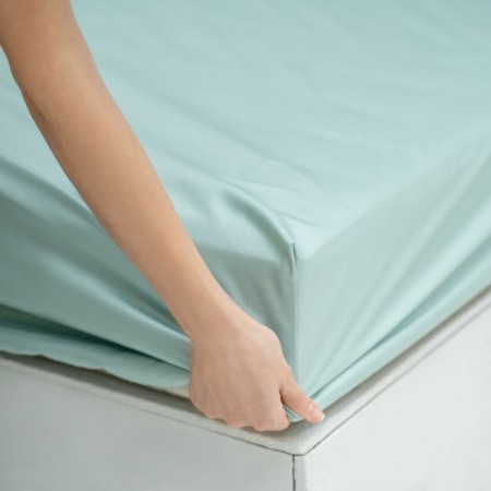 Vileshin sheet "Fergi", size 200x160x25 cm, mint color-1