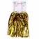 Carnival pompons, set 2 pcs., Golden color