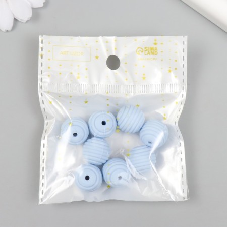 Busina Silicon "Round with a beam" gray-blue d = 1.5 cm-2