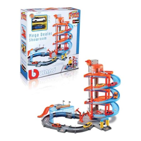 Set of game BBURAGO "Multi -level parking", Autotrek, with mobile elements, 1:43
