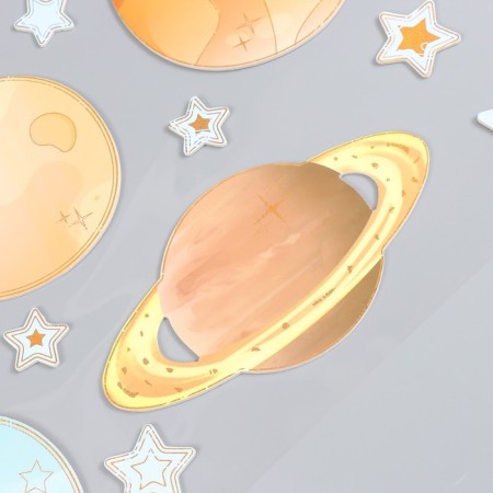 Interior sticker "Space Adventures" MIX 31x60 cm-2