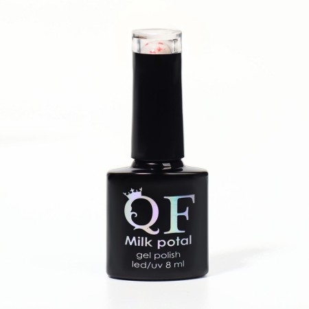 Gel nail polish, Milk Potal, 3 phase, 8ml, LED/UV, white/red color (12)-7