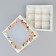 Box for sweets "Happy New Year", Botanika, 14.7 x 14.7 x 3.5 cm, New Year