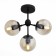 Ceiling Ceiling ST LUCE. SL549.402.03. Stampo. 3x60 watts, E27, 45x45x38 cm, black color