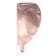 A set of foil balls 19 “hearts”, pink gold, 25 pcs.