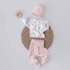 Комплект детский KinDerLitto «Первые цветы-2», 3 предмета, рост 56-62 см, цвет конфетти