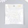 Beads for creativity plastic "Ice" set 20 grams. 1.1x1.1x1.7 cm