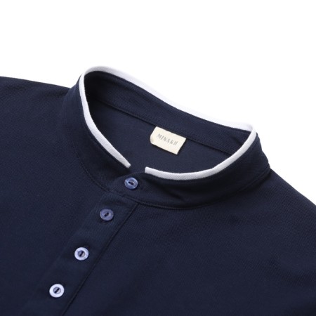 T-shirt (Polo) Male Minaku Regular Fit: Dark Sino, Rr. 42-7