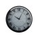 Watch wall interior "sparkles", smooth move, d-35 cm, silver