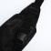 Bag on one shoulder with a zipper, 3 outer pockets, black color