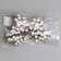Decorative berries on a stick, white, 4.5 × 4.5 × 20 cm
