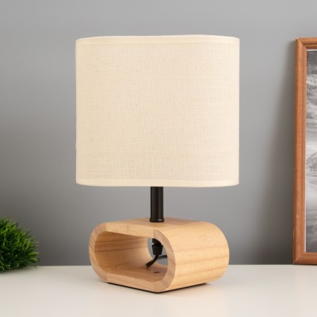 LILIT HELLITRA lamp 1x40W E27 Light wood 11.5x20x30cm