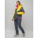 Ski suit female, size 42, yellow color