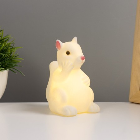 Squirrel nightlight LED from 3XLR44 batteries 9x6x10 cm Risalux-1