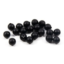 Feeder bead Namazu Soft Beads, PVC, D = 6 mm, round, black 20 pcs.