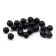 Feeder bead Namazu Soft Beads, PVC, D = 6 mm, round, black 20 pcs.