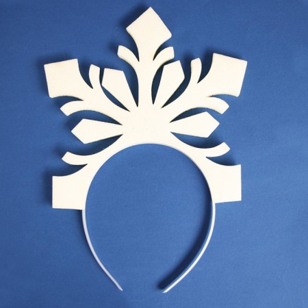 Carnival rim "snowflake", foam-1