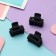 Hair crab "Ariella" (set of 6 pcs) straight, 2.5 cm, black