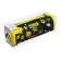 Penal soft, 1 compartment, quadro, 70 x 200 mm, Hatber "Vlad A4" silicone+textile, black/yellow npn_72252