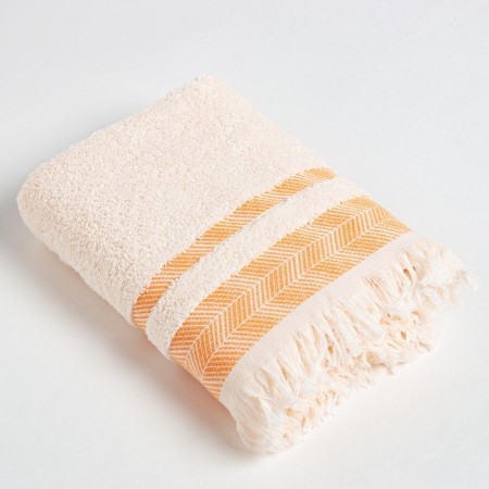 Trick Lovelife “Musson” 50x80 cm, orange, 100% cotton, 500 g/m2-1
