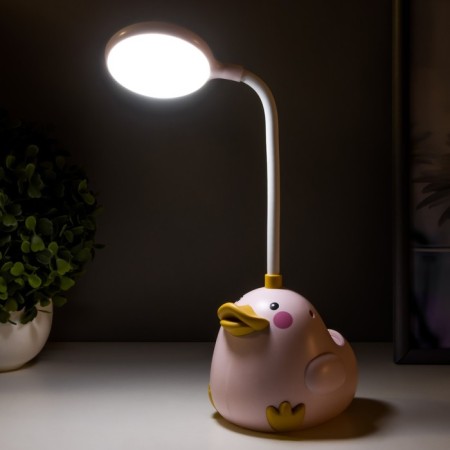 Table lamp "duckling" LED 3W battery pink 9.5x11x33 cm Risalux-2